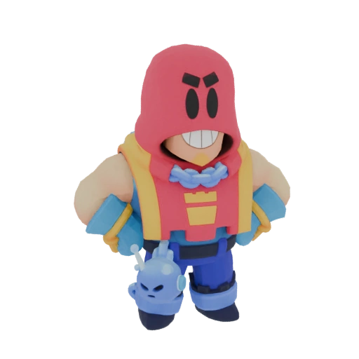 Brawl Stars Bull 3D Model