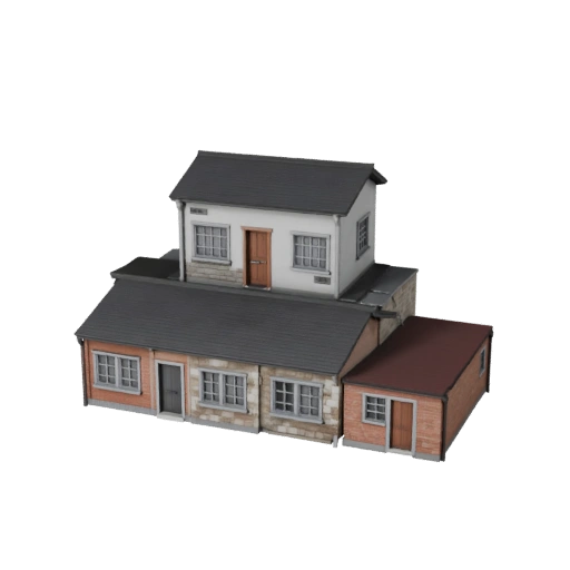 Модульный комплект деревни 3D модель для Unreal - Asset реального времени