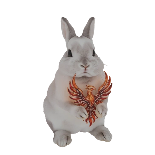 Phoenix Bunny 3D Model