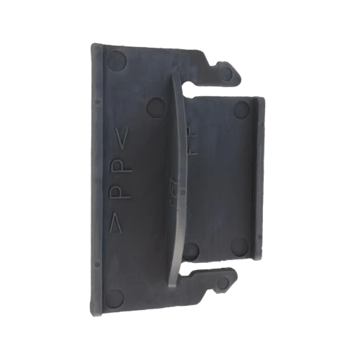 Dark Gray PP Plastic Bracket with Clip
