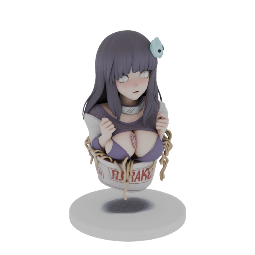 Hinata Hyuga Ramen Bowl Figure