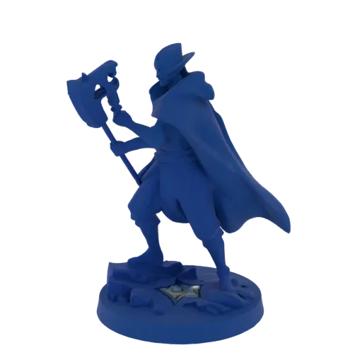 Fantasy Elf Cleric Miniature STL - Attack
