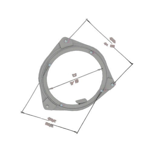 Industrial Rotary Stage with Mounting Points