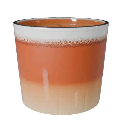 Cold Tea Mug Realistic 3D model, three-quarter studio render, showing glass, container shape.
