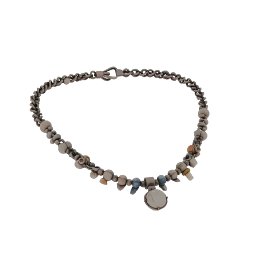 Statement Necklace collectible detail 3D model, perspective studio render, highlighting necklace form and finish detail.