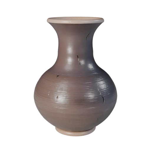 AR-bereite Boho-Vase GLB 3D-Web-Asset für Online-Nutzung