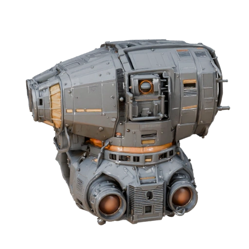 Nave espacial de carga 3D para Unreal Engine - Pronto para jogo