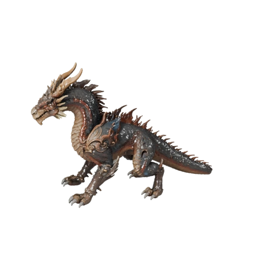 Modello 3D Drago del Cielo Realistico - Asset PBR Rigged per Giochi