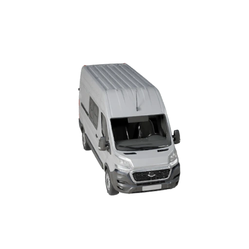 Camionnette de livraison prêt pour le jeu 3D pour jeux en temps réel - PBR