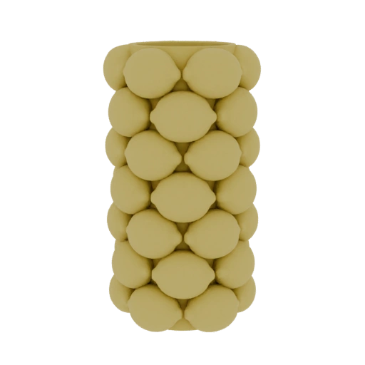 Lemon Pattern Vase