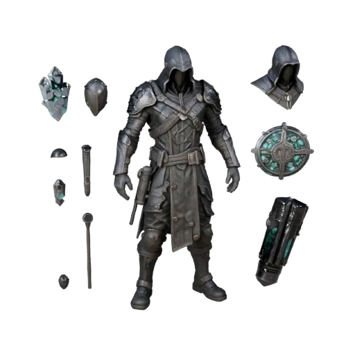 Realistic Assassin Character Model - Rigged