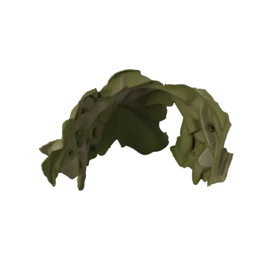 Cave Entrance Terrain 3D model, stylized isometric environment render, showing sculpted terrain, terrain detail.