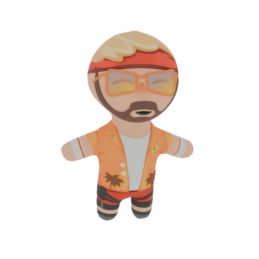 Summer Vibes Character 3D Model