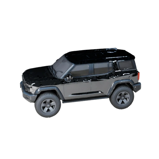 Modelo 3D Cyber SUV para Unreal Engine - Asset Pronto para Jogo