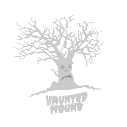 Haunted Mound Tree with Face