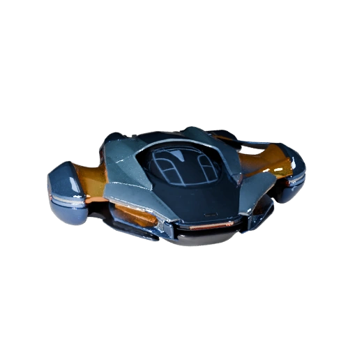 Voiture volante 3D Blender - Modèle prêt à rendre