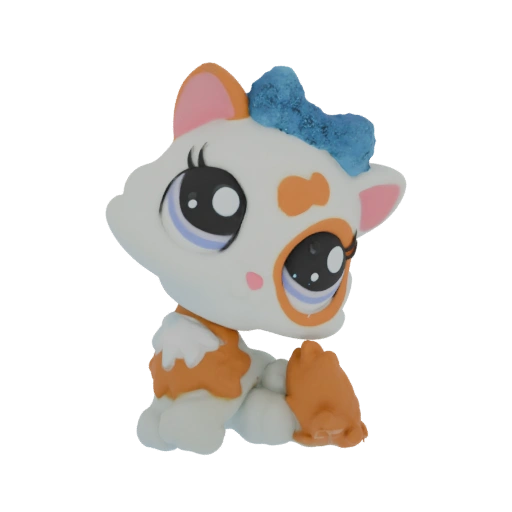 Cute Calico Cat Figurine