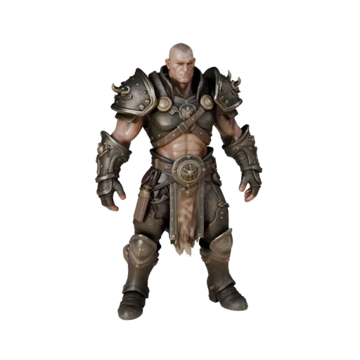Realistic Assault Druid Character Model - Rigged