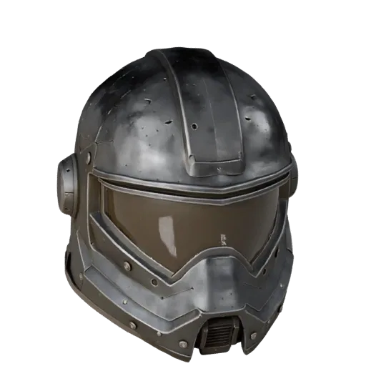 Modello 3D Modulare Casco da Volo Space Marine, vista isometrica del kit modulare, che mostra metallo, scala indossabile.