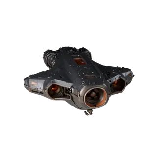 Deep Space Freighter 3D Model - Game Ready PBR Transport