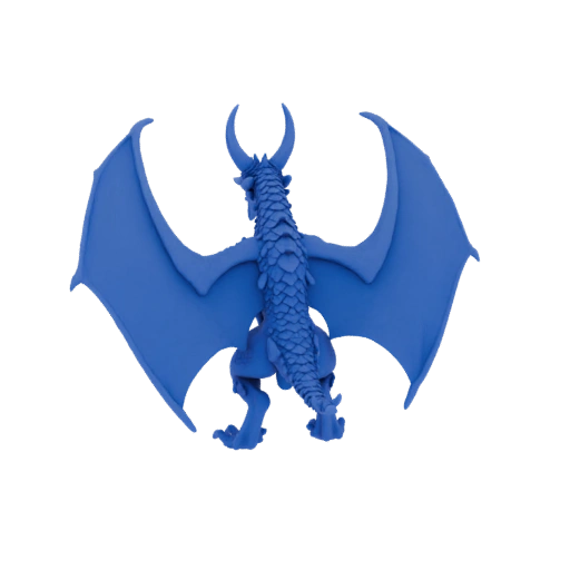 Miniatura STL Drago Arciere Fantasy - Colpo dall'alto