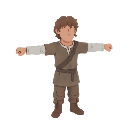 Young Adventurer 3D Model