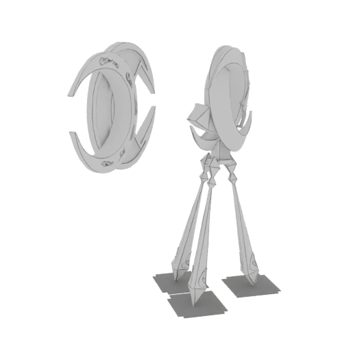 Celestial Crescent Moon Amulet