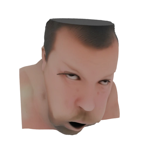 Surprised Man Head