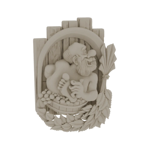 Bathing Man Relief