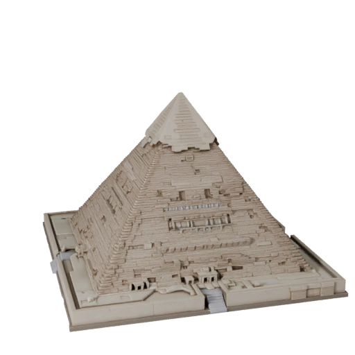 Печатная пирамида Гизы STL 3D модель - Масштабный ассет