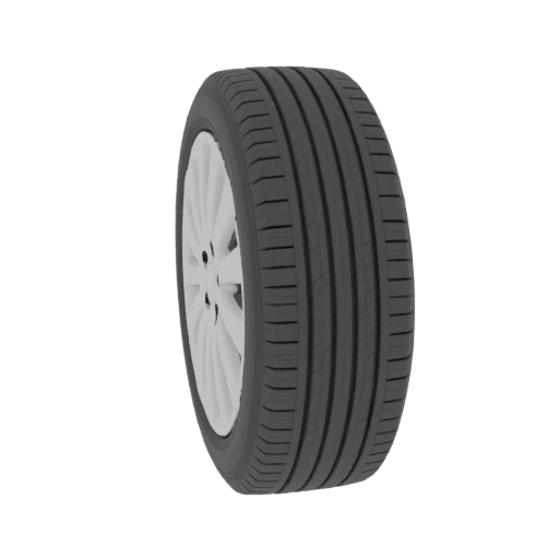 Performance Car Tire 3D Model