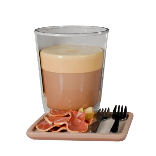 Cafe Charcuterie Board 3D model, three-quarter front view, AR viewer studio render, showing ceramic, form detail.