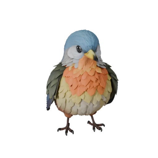 Petirrojo Modelo 3D para Unidad - Activo Listo para Juego, FBX | Libre de Regalías