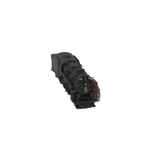 Black Steam Locomotive