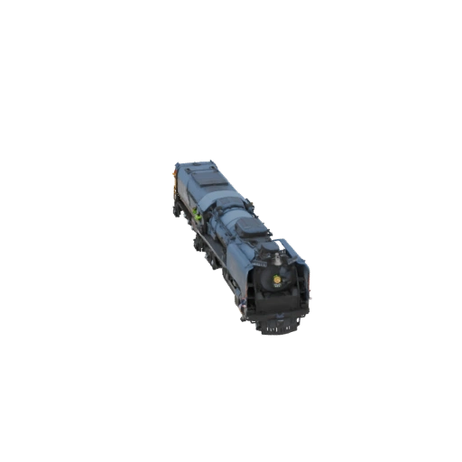 Union Pacific 844 Steam Locomotive 3D Model