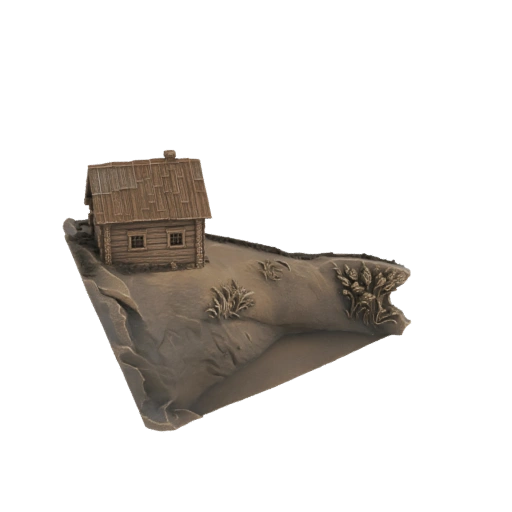 Rustic Log Cabin Diorama