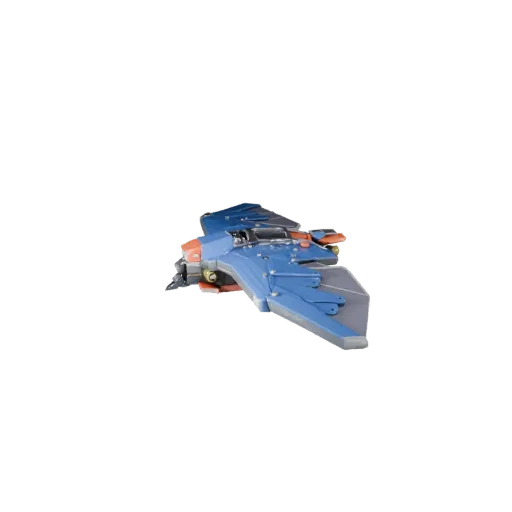 Spoiler Wing 3D-Modell, Drei-Viertel-Studioansicht, animationsbereites Fahrzeug-Asset mit sauberen Kanten, Befestigungslogik