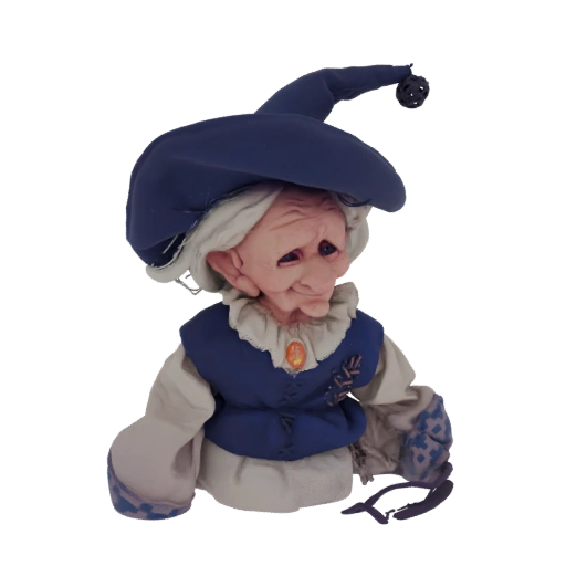 Whimsical Witch Doll 3D Model