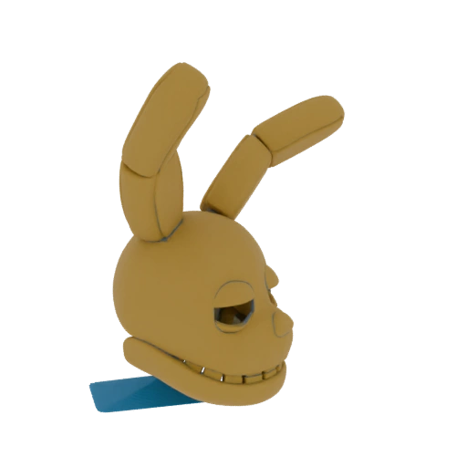 Spring Bonnie Mask 3D Model