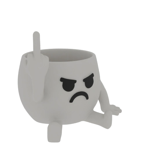 Angry Emoji Pot