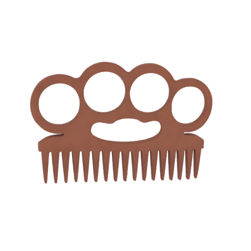 Brass Knuckles Comb