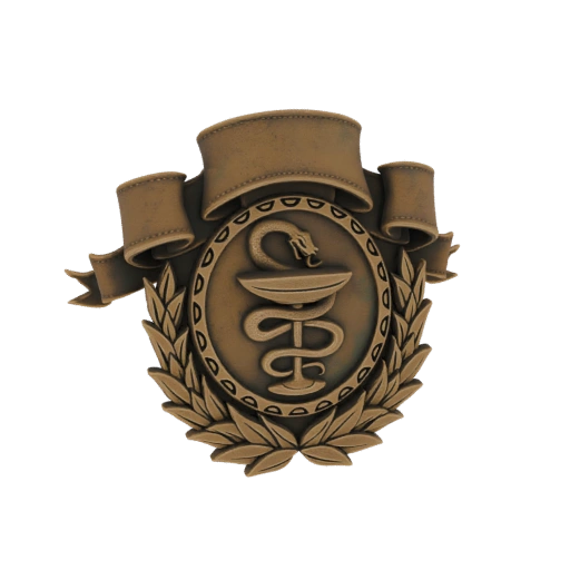 Rod of Asclepius Emblem