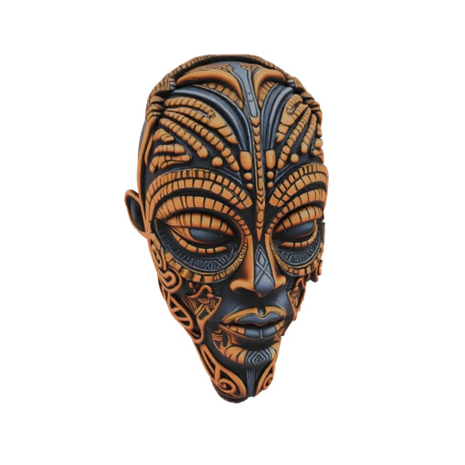 Tribal Face Mask Sculpture