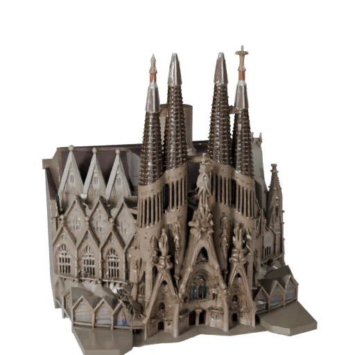 Modello 3D Sagrada Familia per Unreal - Asset Realtime