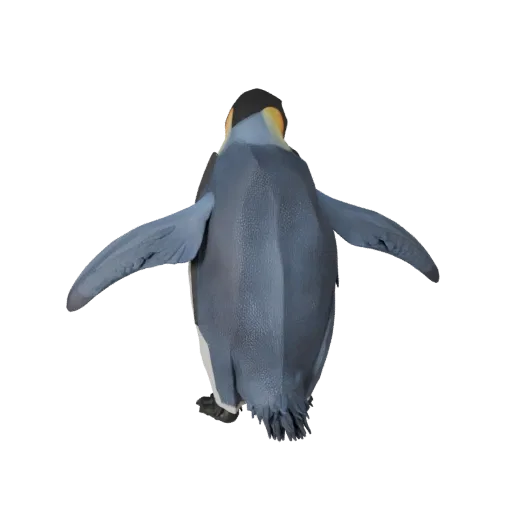 Low Poly Emperor Penguin 3D Model - Unity Game Asset with FBX