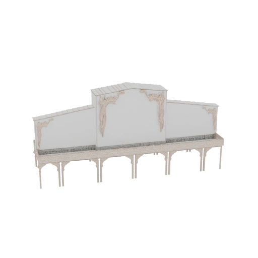 Ornate Rococo Headboard