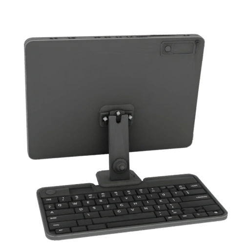 Tablet to Keyboard Mount with Adjustable Hinges