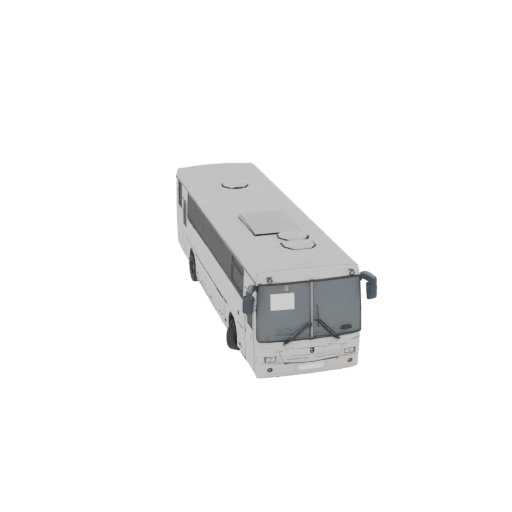 Modern City Bus 3D Model