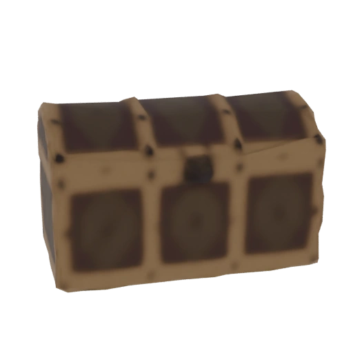 Vintage Treasure Chest 3D Model
