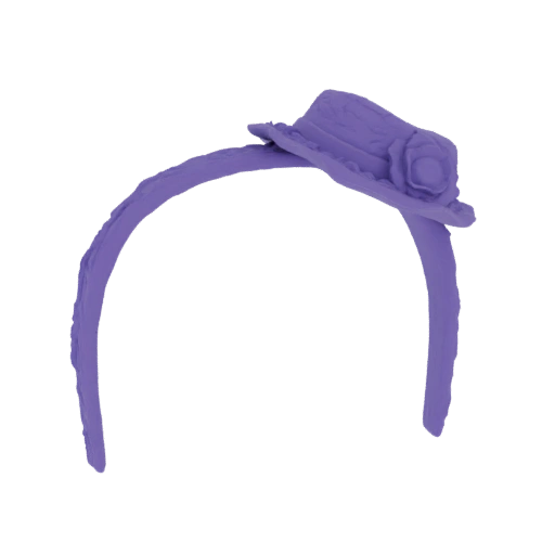 Purple Mini Top Hat Headband